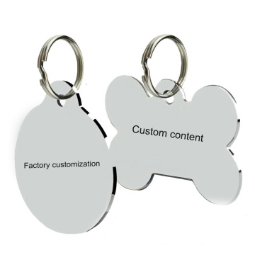 Factory Price Customized Fashion Engraved Metal Stainless Steel Military Army Necklace Dogtags